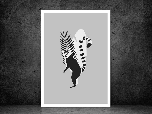 Monochrome Lemur