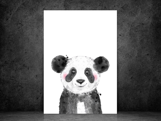 Watercolour Cute Panda