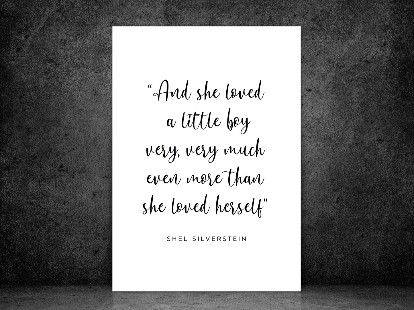 She Loved A Little Boy