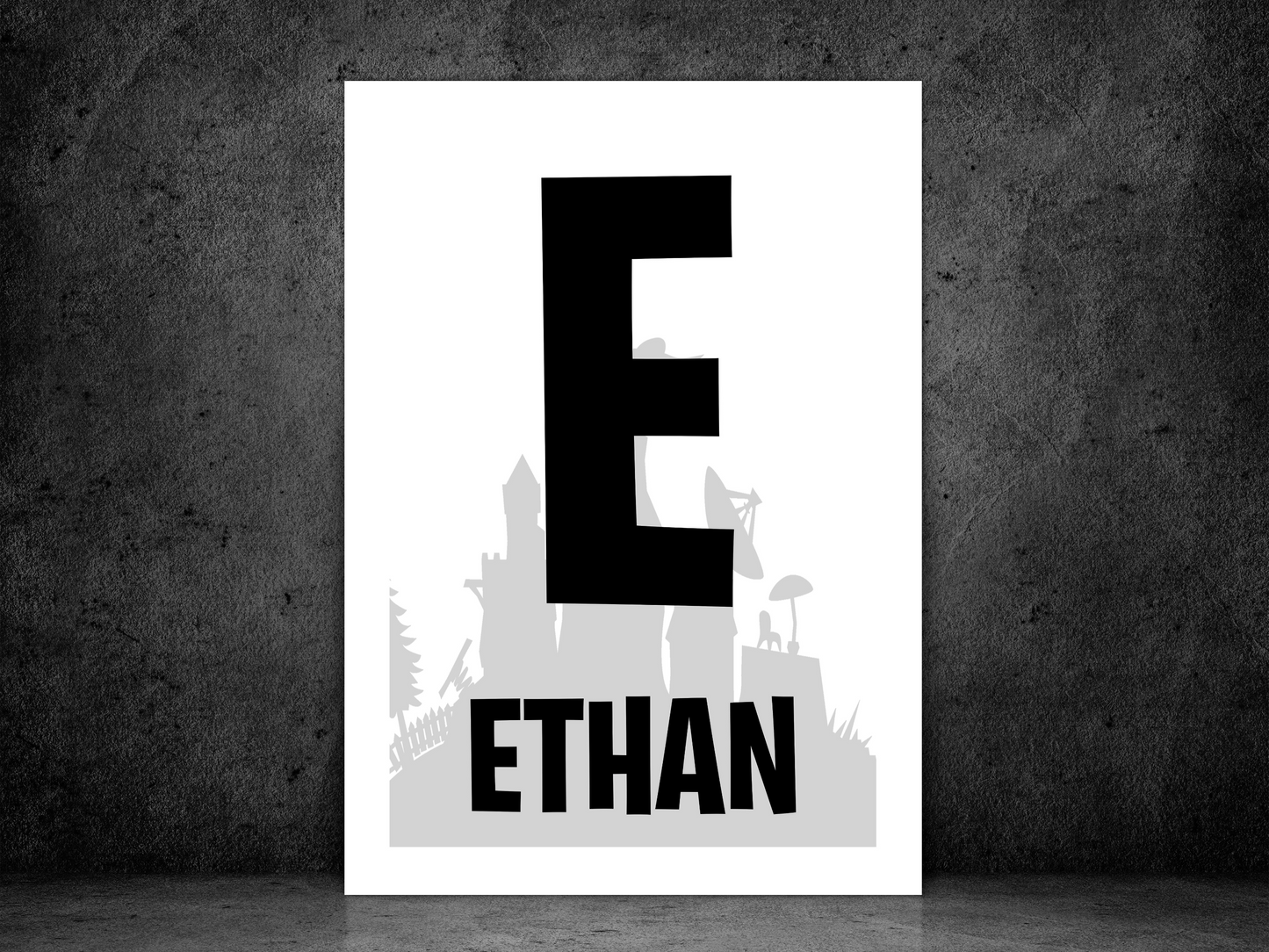 Gaming Inspired Personalised Initial