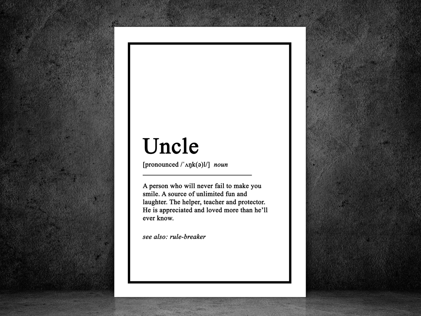Uncle Definition
