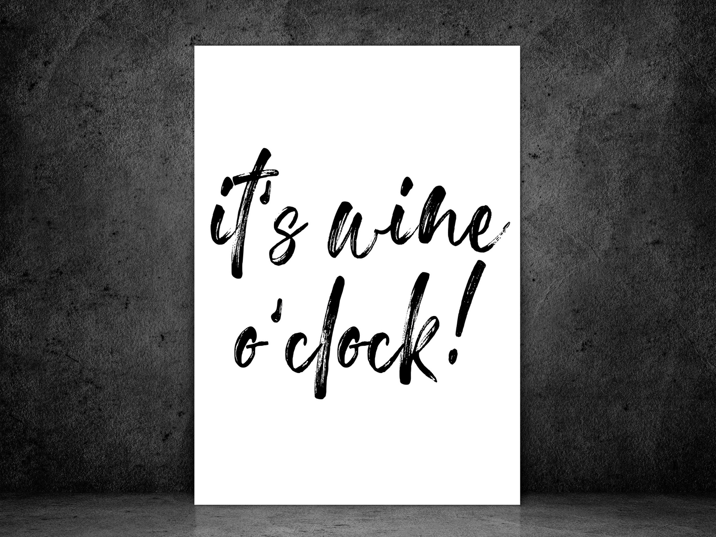 It's Wine O'clock