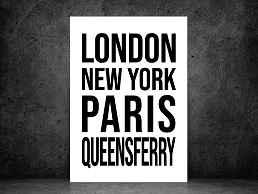 Queensferry Bold Print