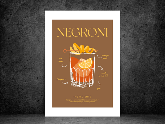 Negroni Brown Cocktail