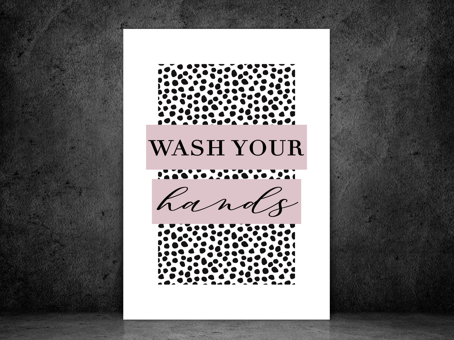 Wash Your Hands Pink