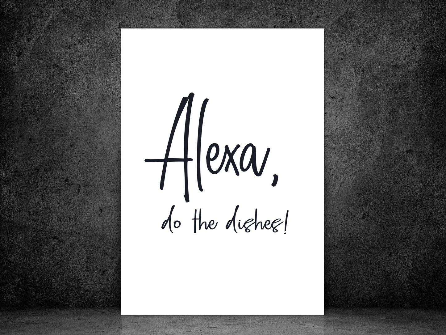 Alexa, do the dishes