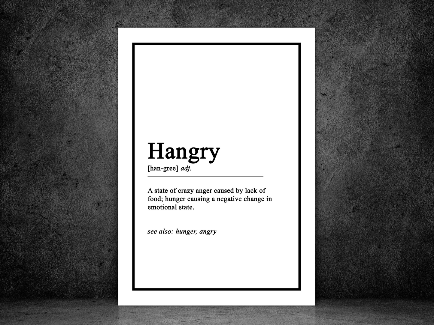 Hangry Definition