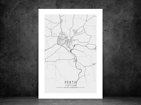 Perth Map Print