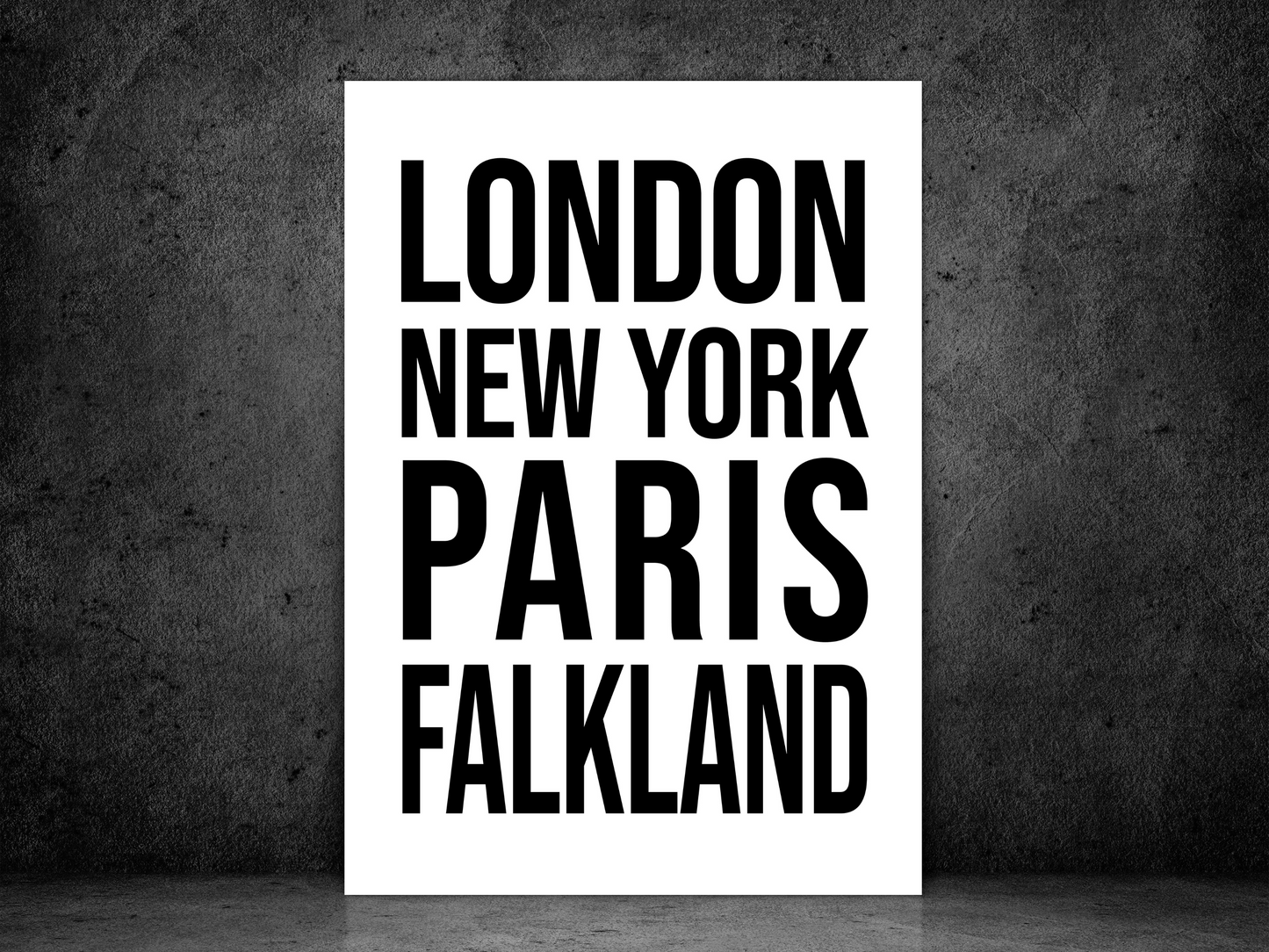 Falkland Bold Print
