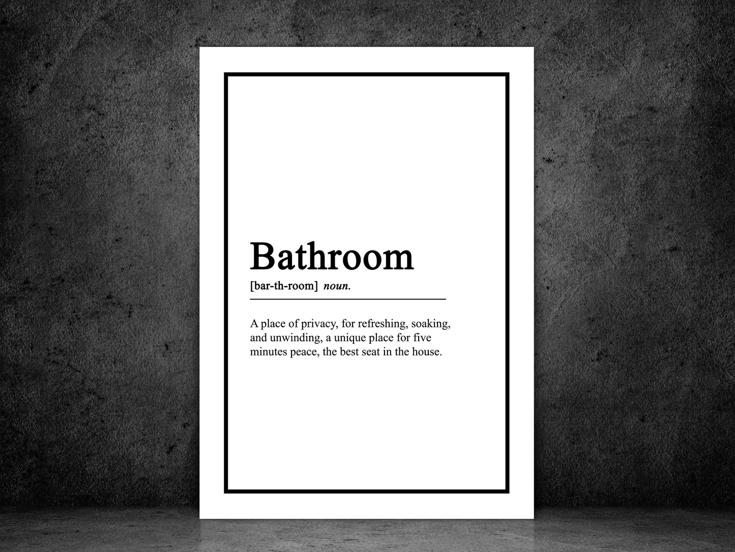 Bathroom Definition