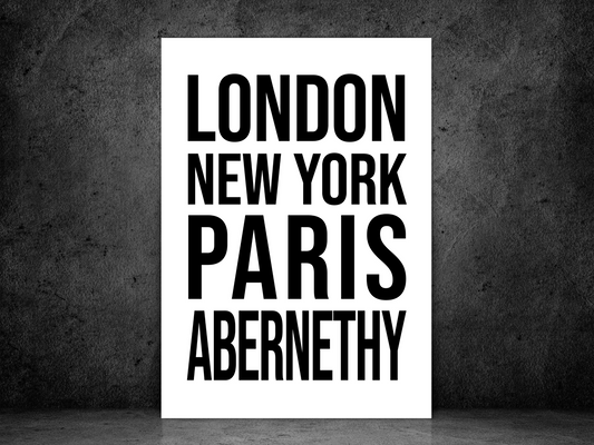 Abernethy Bold Print