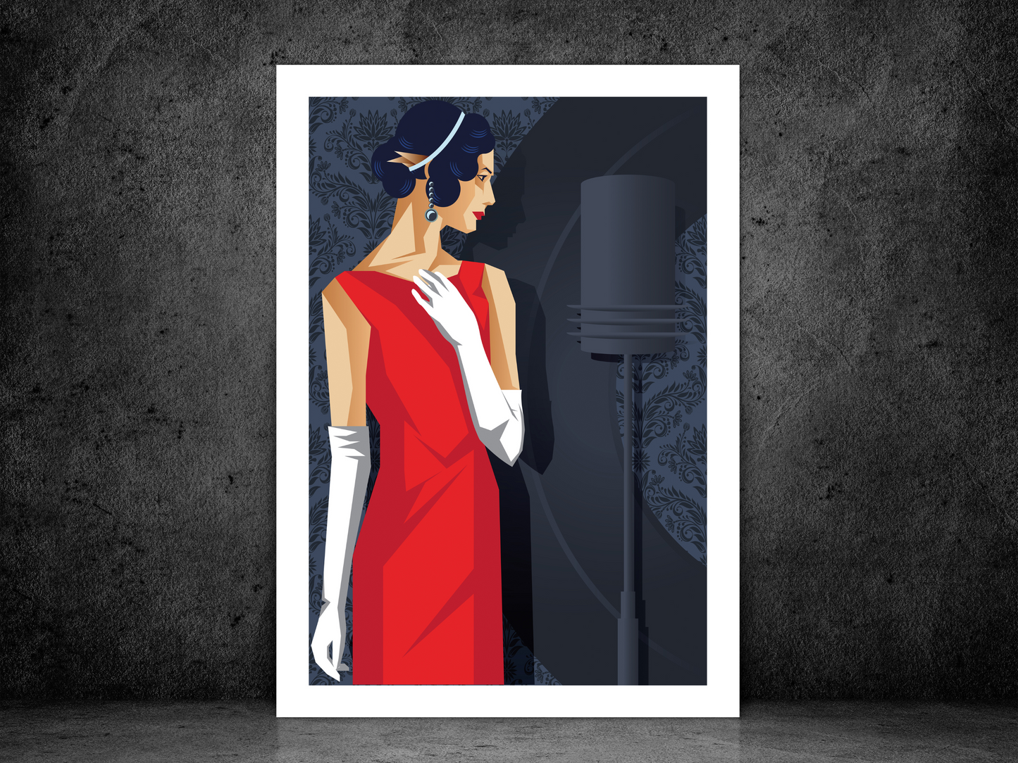 Art Deco Rouge