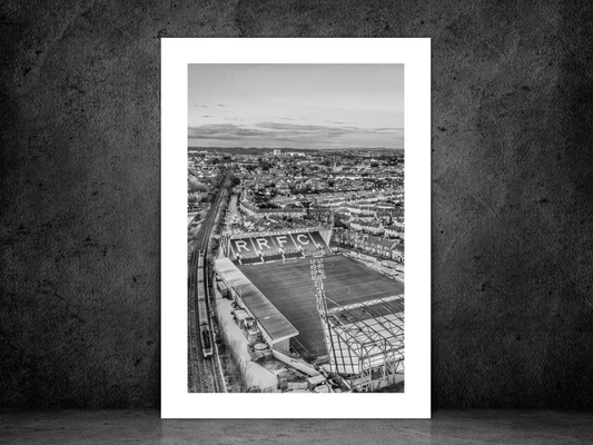 RRFC Starks Park - Railway Line (Greyscale)