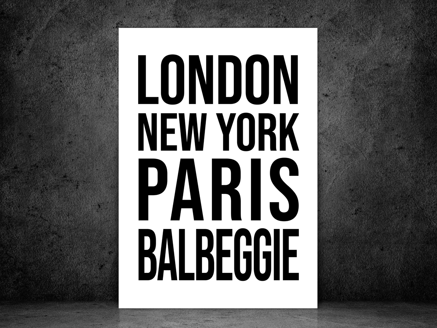 Balbeggie Bold Print