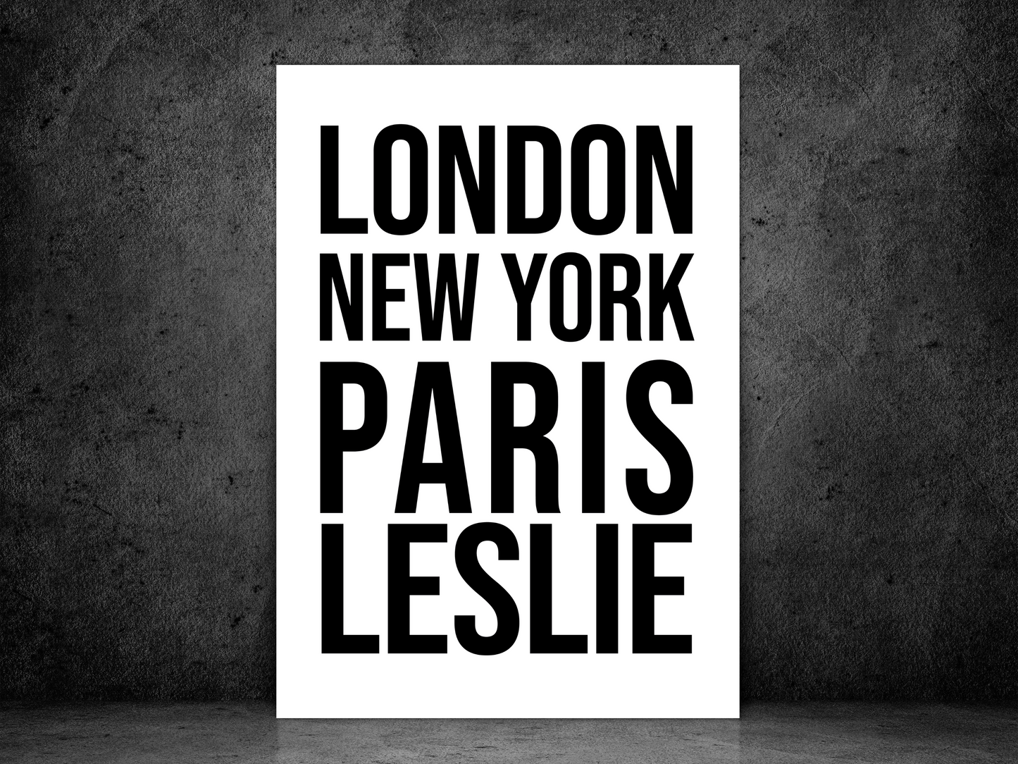 Leslie Bold Print