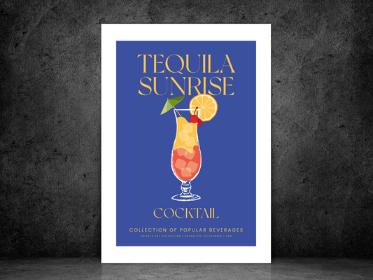 Tequila Sunrise Cocktail