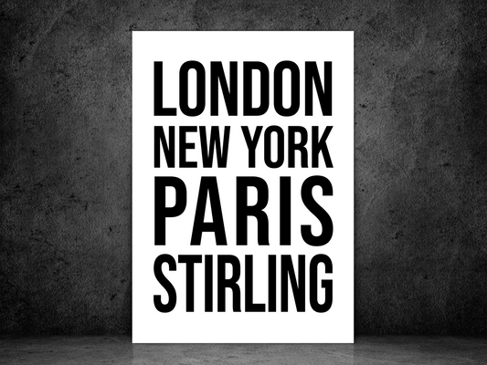 Stirling Bold Print