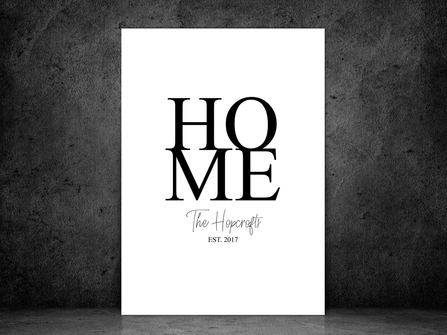 HOME Personalised Print