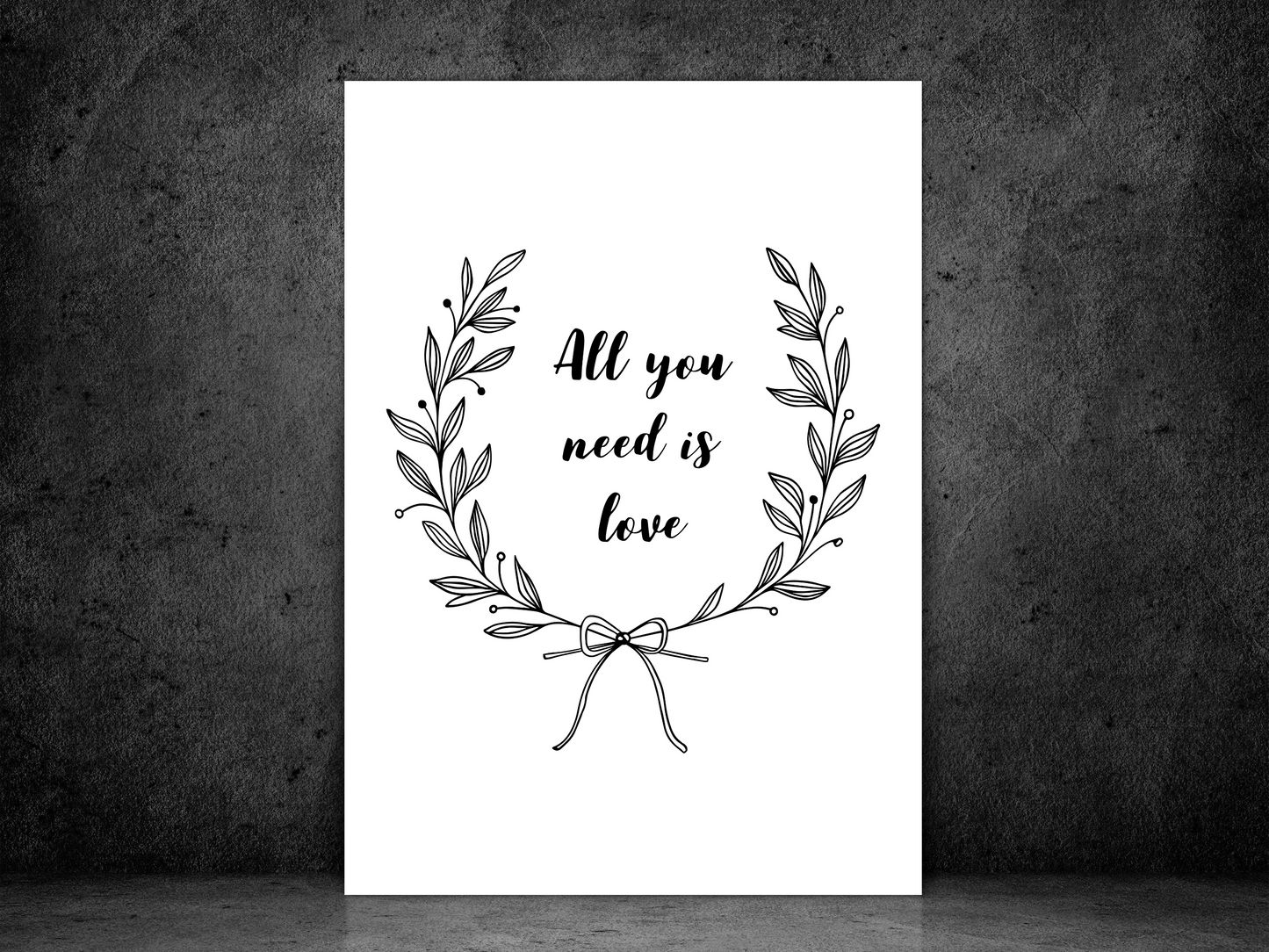 All You Need Is Love