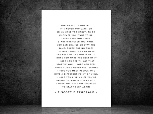 Life - F. Scott Fitzgerald Quote