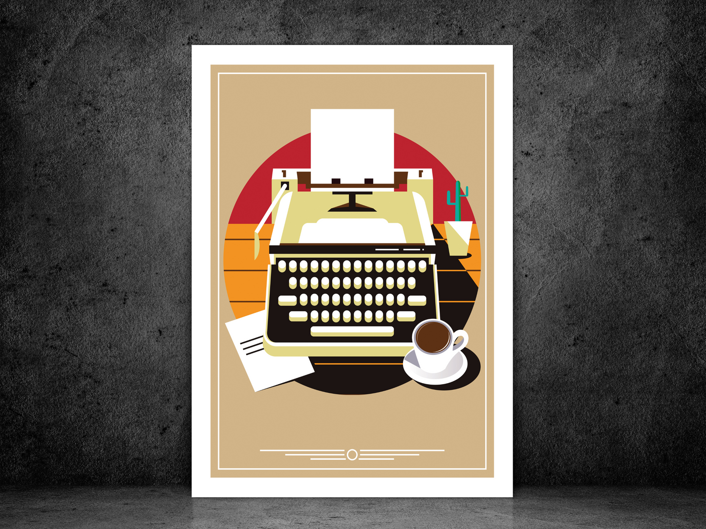 Art Deco Typewriter