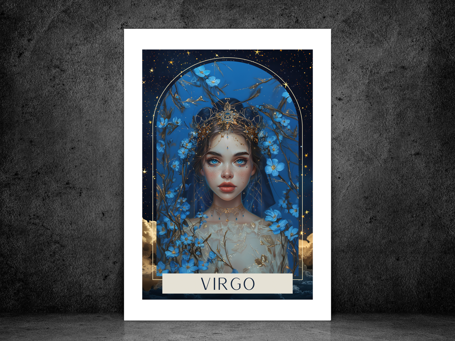 Virgo Zodiac Tarot Print | Astrology Poster