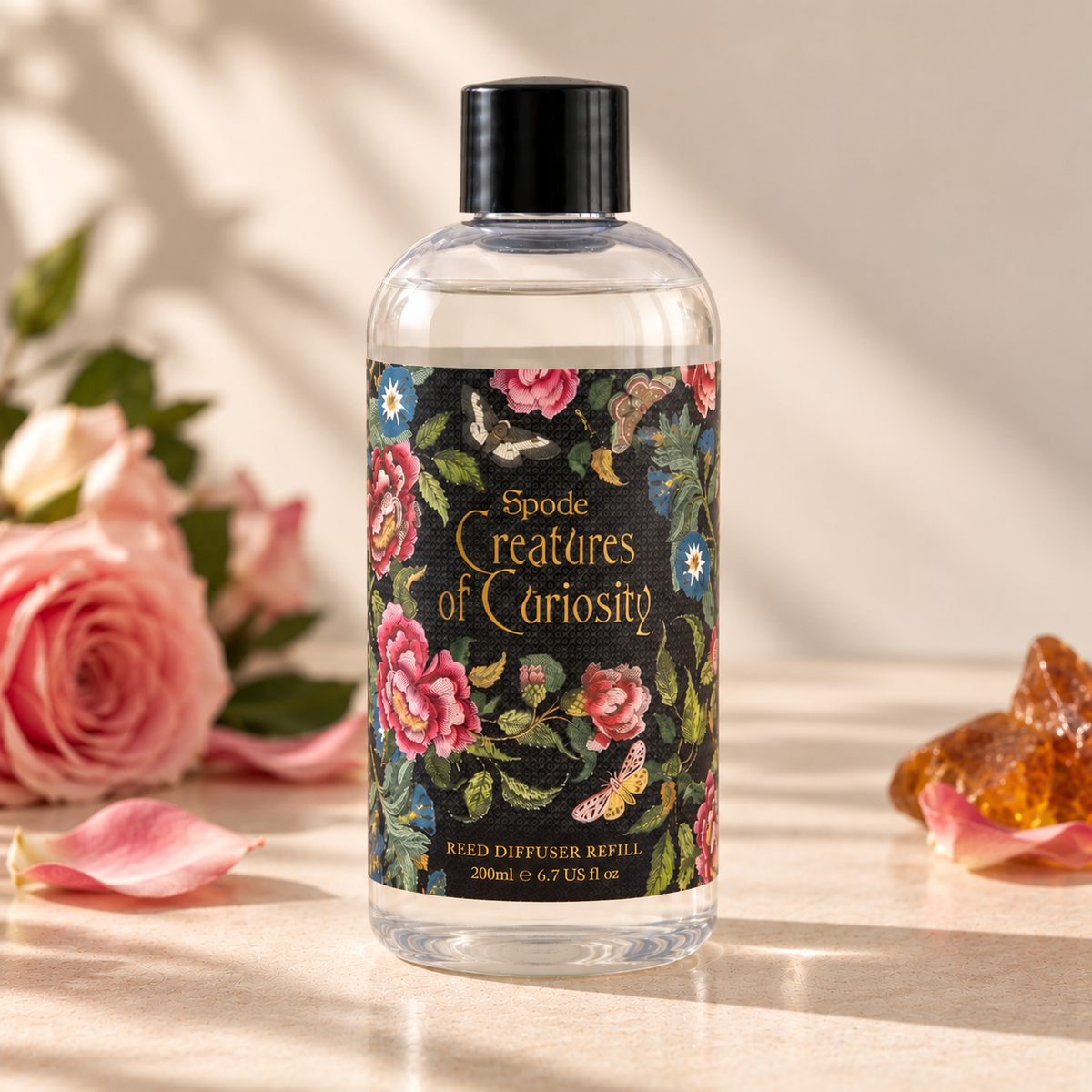 Georgian Rose & Amber | 200ml Reed Diffuser Refill | Creatures of Curiosity | Spode