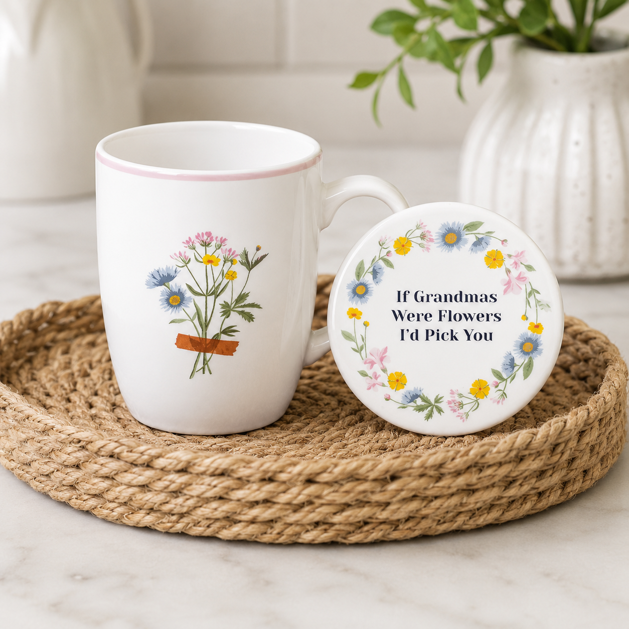 Grandma Mug & Coaster Gift Set