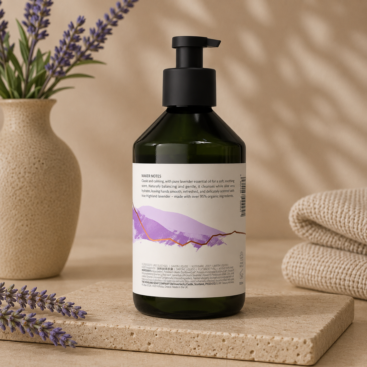 Highland Lavender Hand Wash | Highland Soap Co. | 300ml