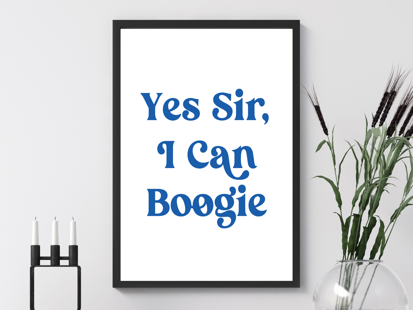 Yes Sir, I Can Boogie (White)