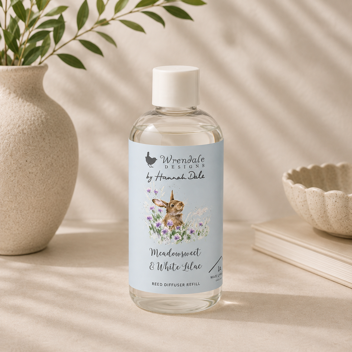 Meadowsweet & White Lilac - Meadow Reed Diffuser Refill - Wrendale Designs