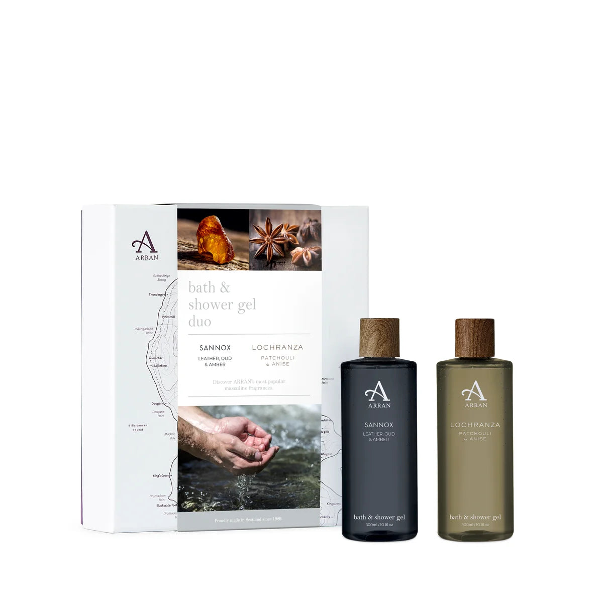 Men's Bath & Shower Gel Duo Gift Set | ARRAN Sense of Scotland