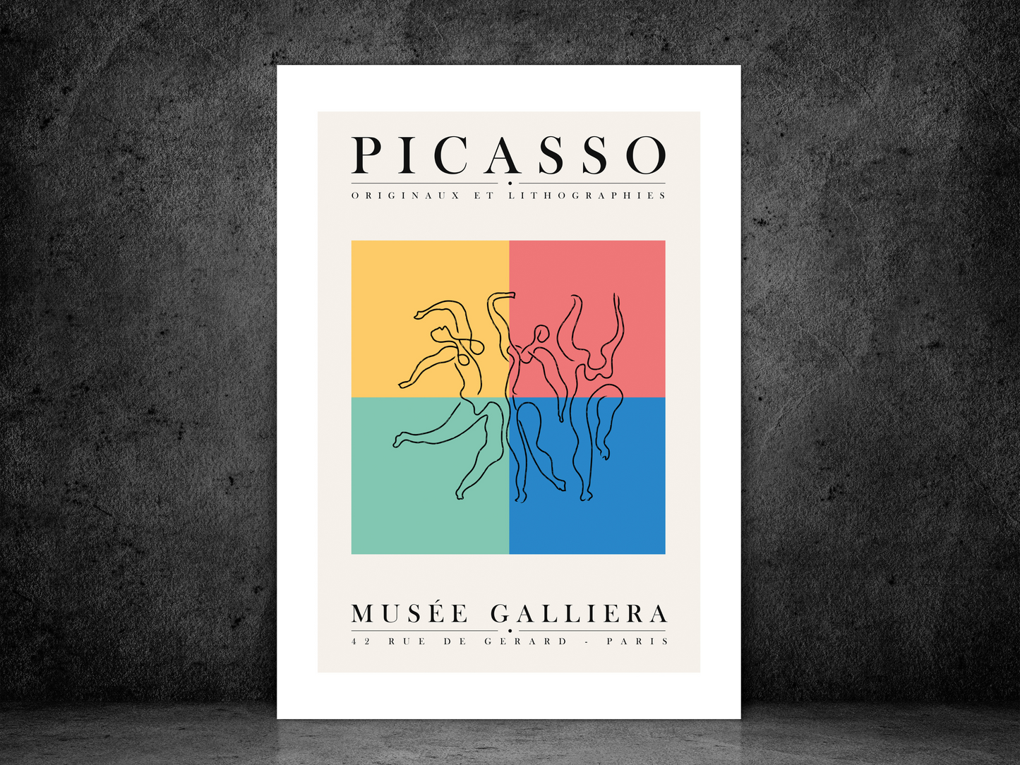 Picasso Three Dancers