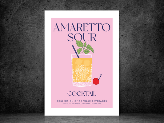 Amaretto Sour Cocktail
