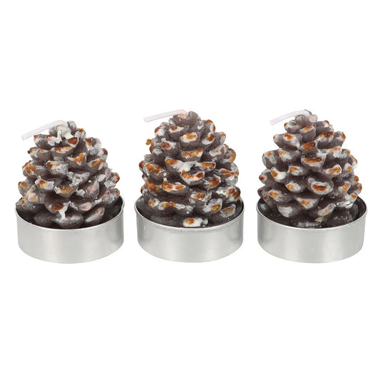 Pinecone Tealights (Pack of 6)