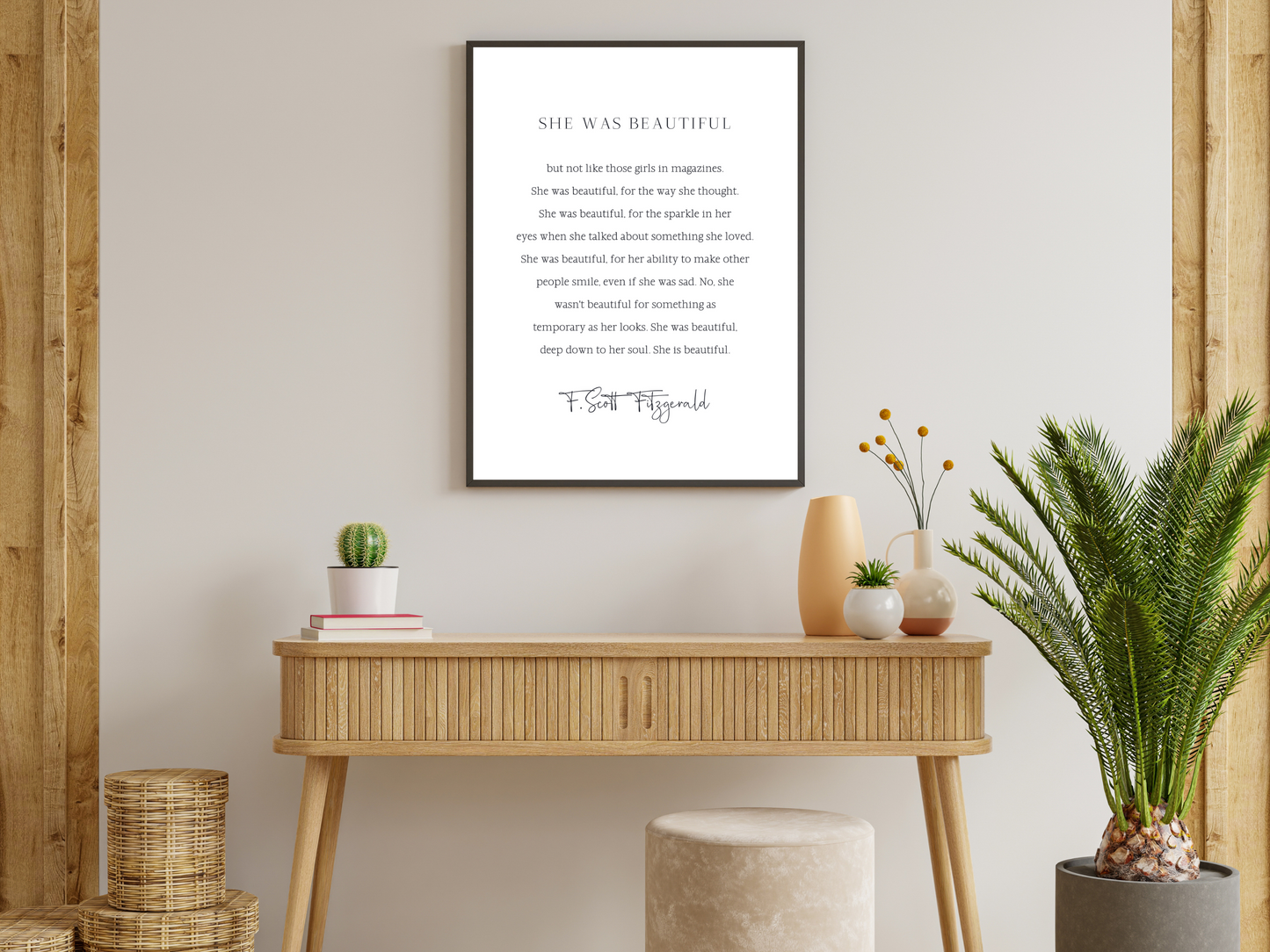 She Was Beautiful Two - F.Scott Fitzgerald Quote