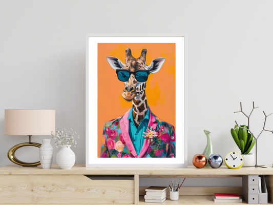 Vibrant Giraffe