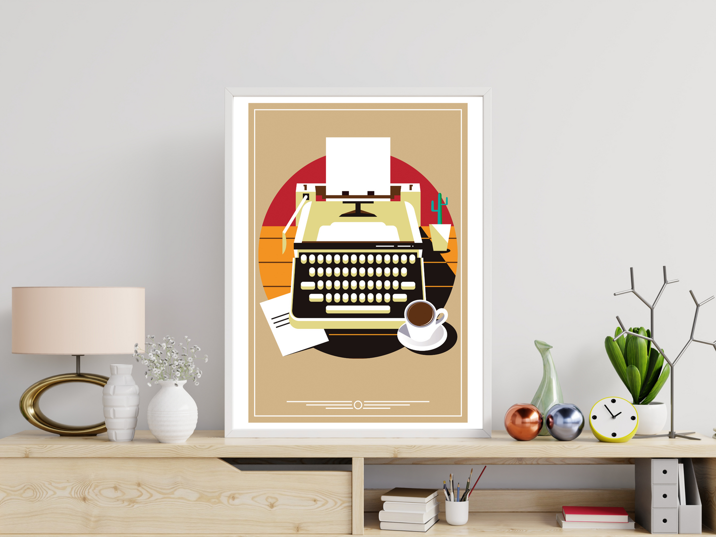 Art Deco Typewriter