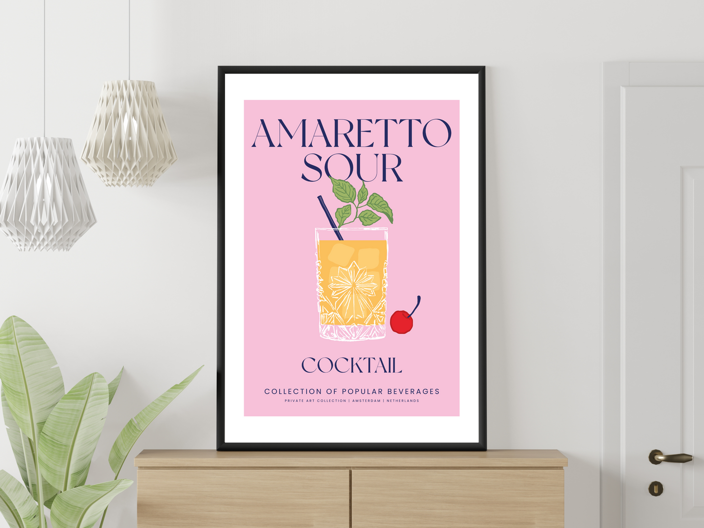 Amaretto Sour Cocktail
