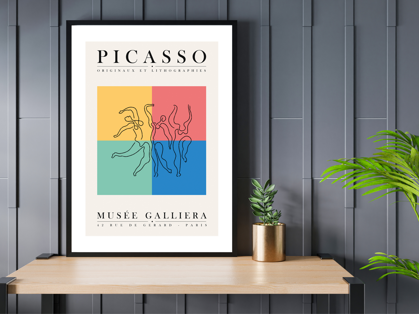 Picasso Three Dancers