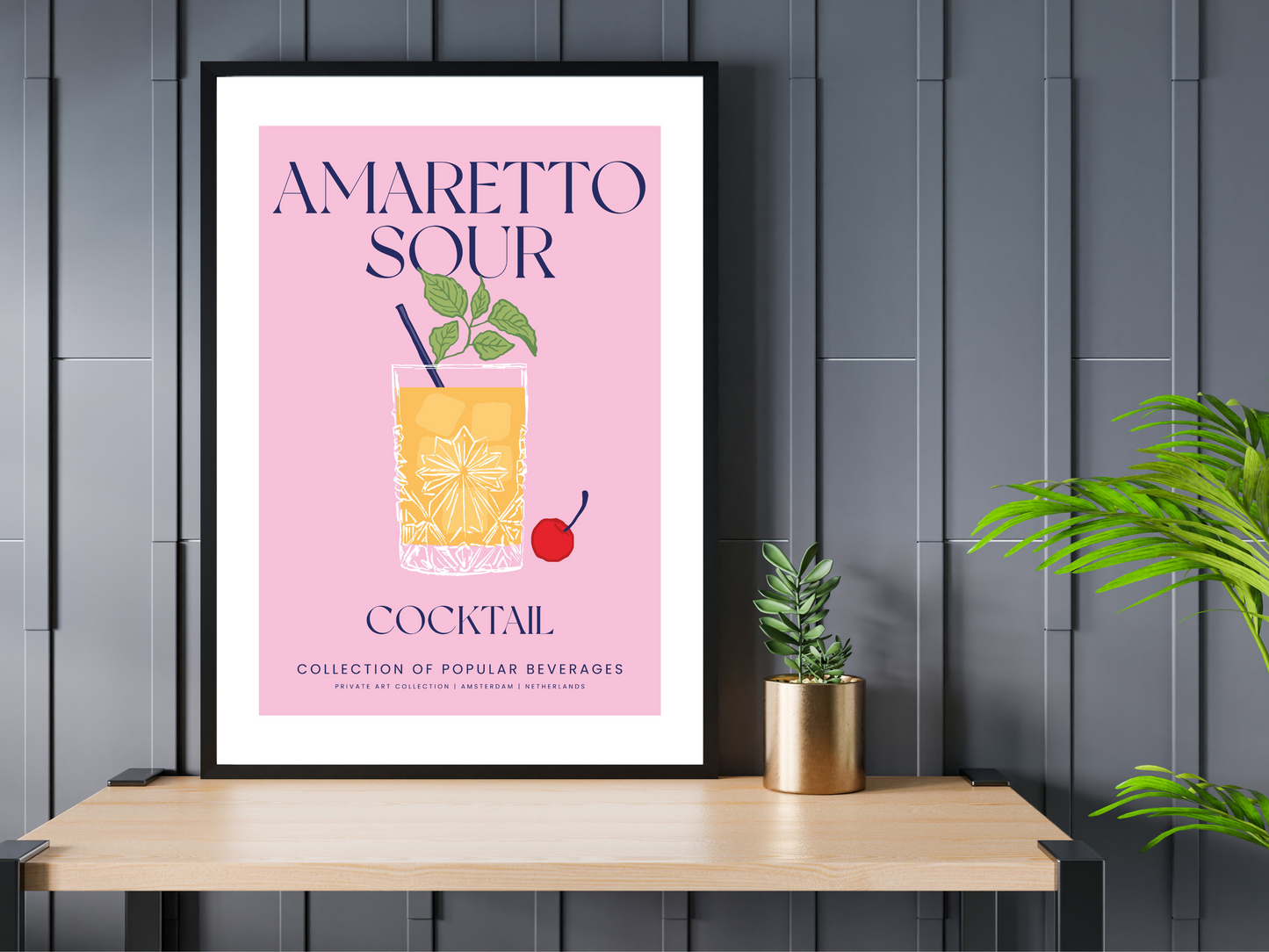 Amaretto Sour Cocktail