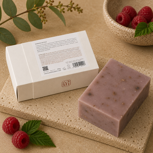 Scottish Raspberry Cranachan | Handmade Soap | Highland Soap Co.