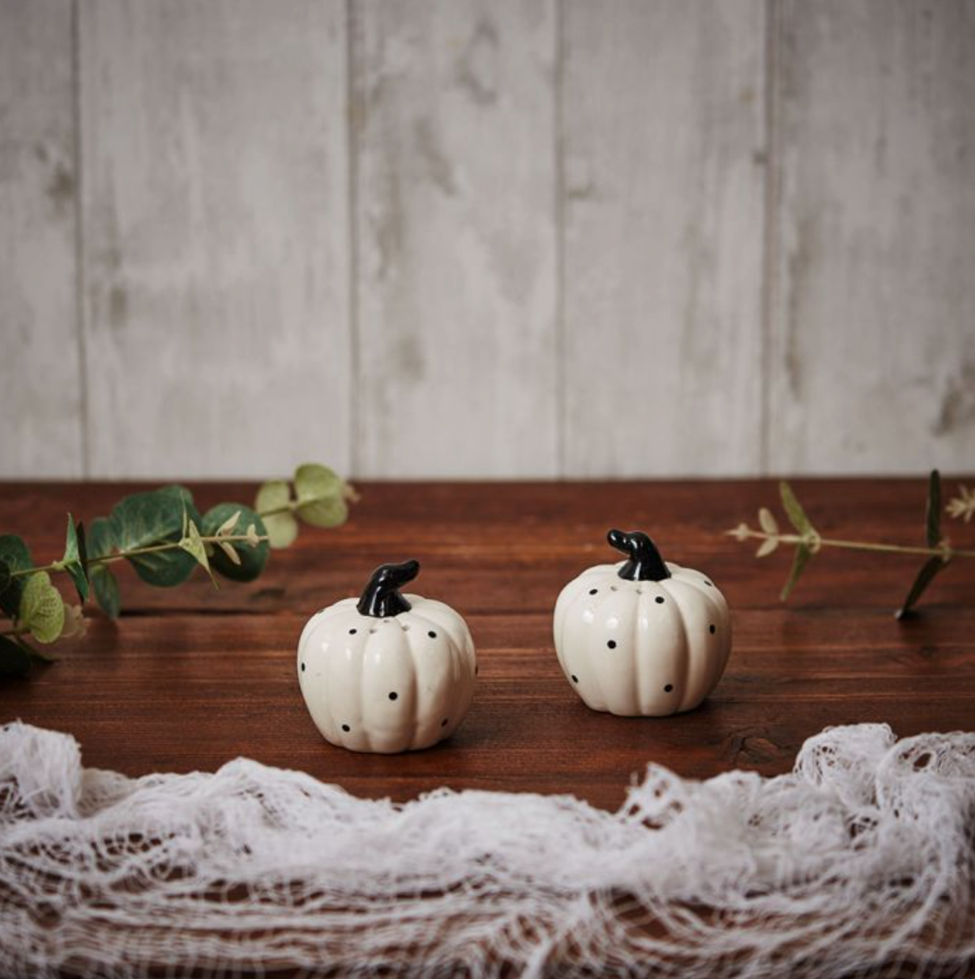 Dotty Pumpkin Salt & Pepper Set