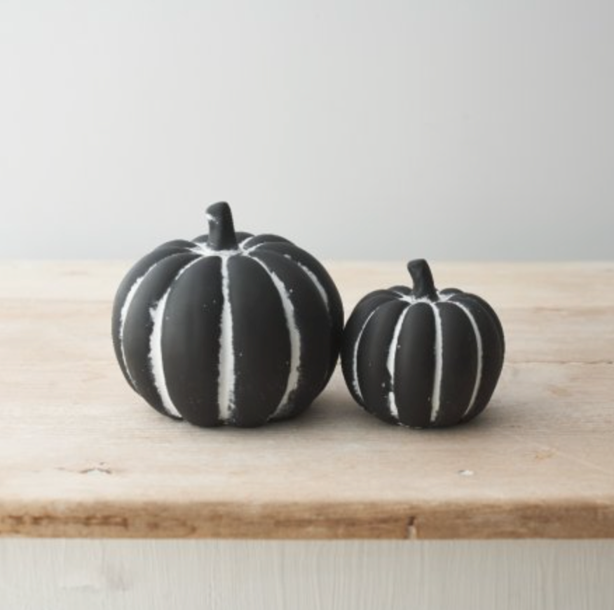 Black Cement Pumpkin Medium