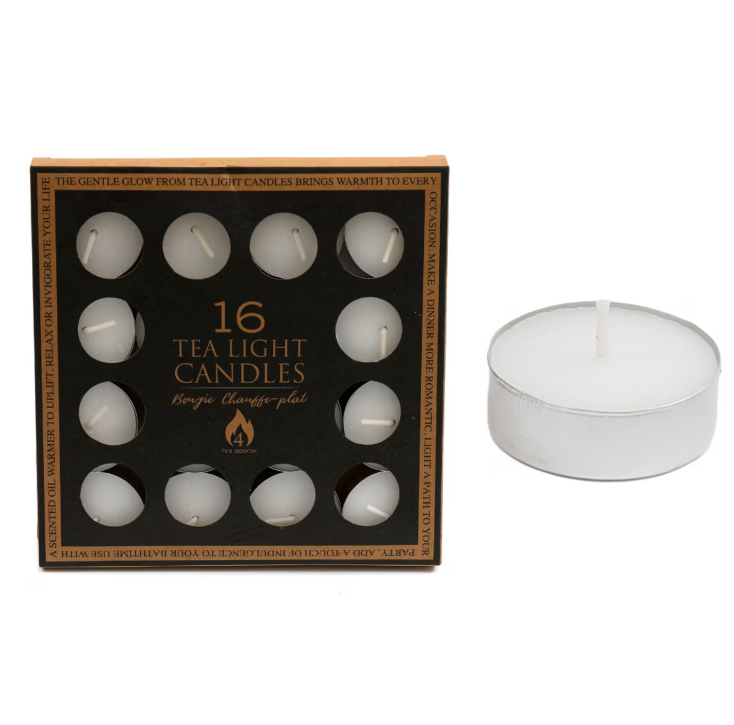 Tea Light Candles (Pack of 16)