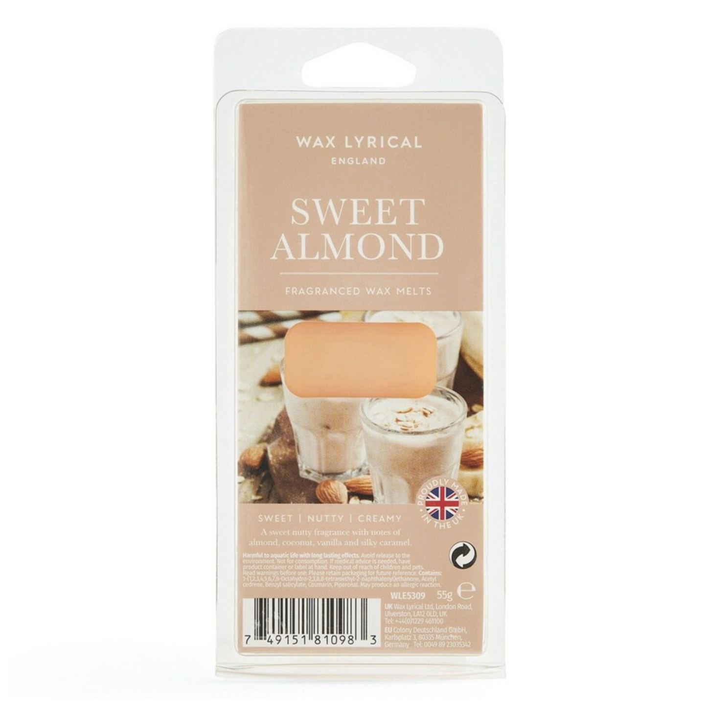 Sweet Almond Wax Lyrical Wax Melt