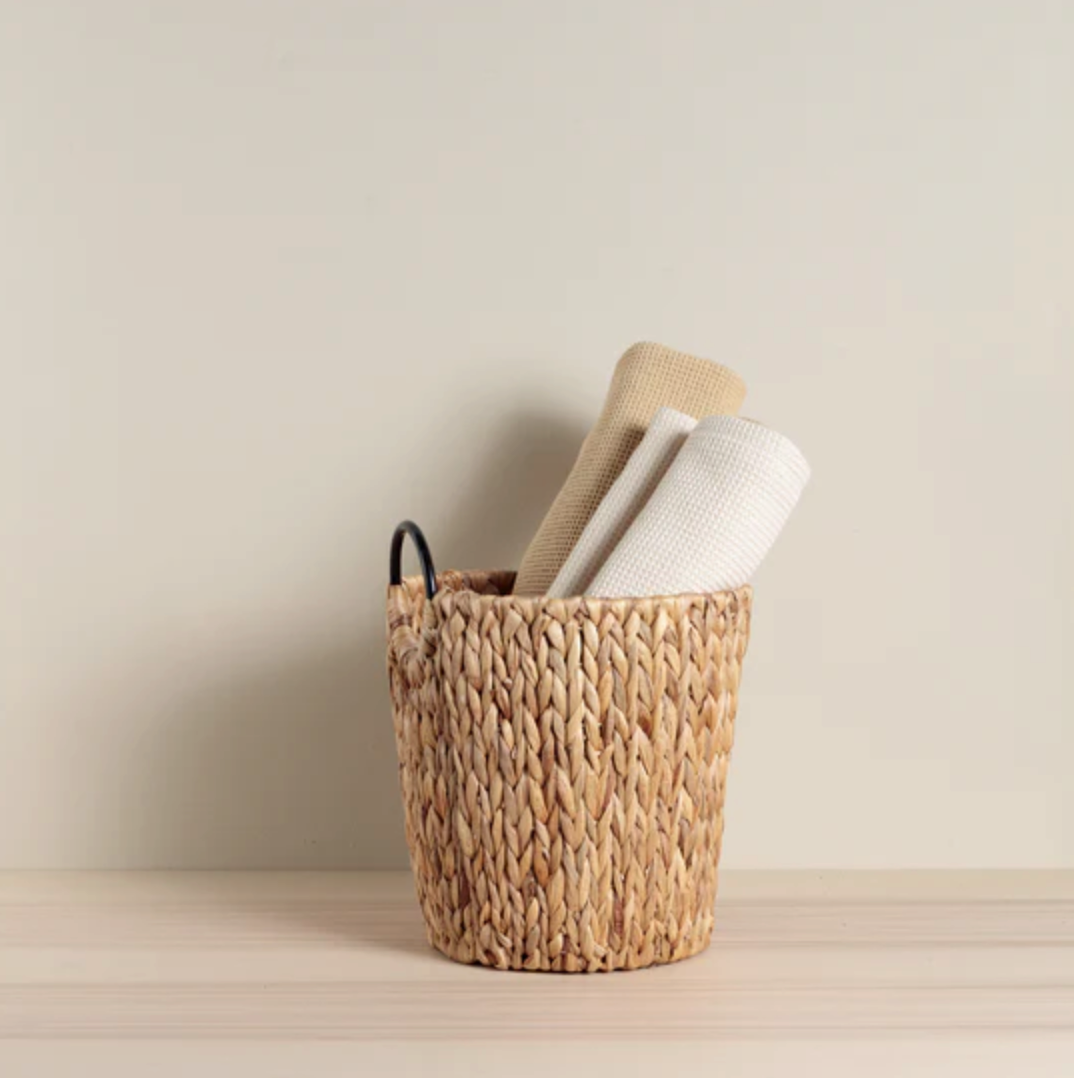 New Natural Tall Seagrass Basket, Large