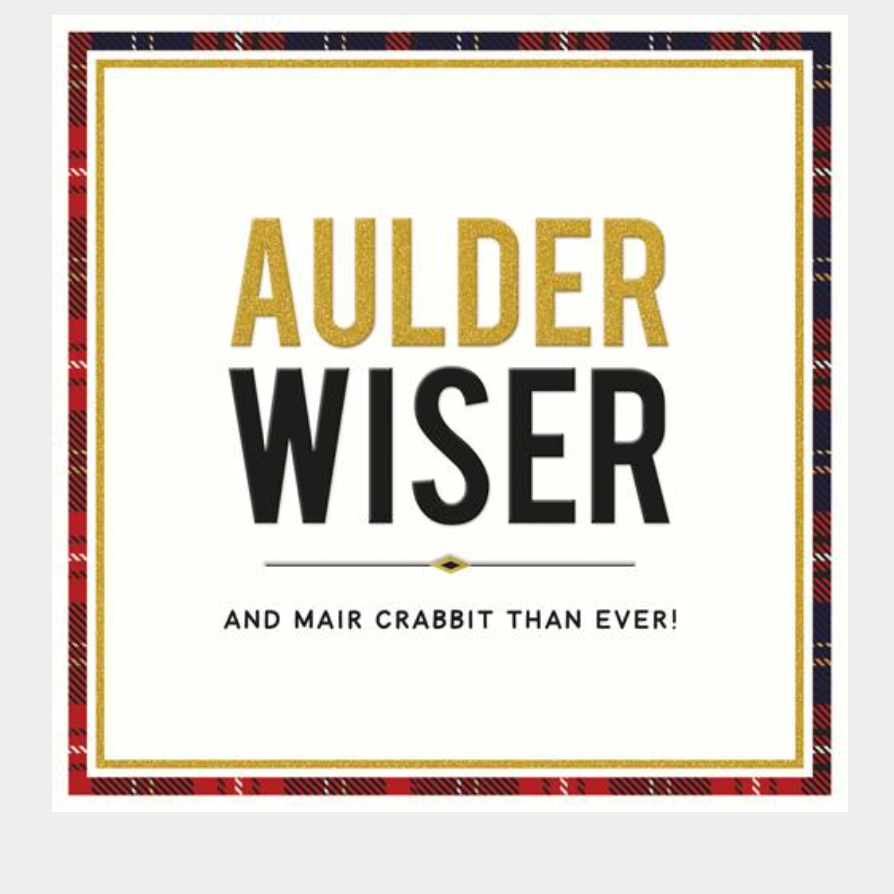 Aulder Wiser Greetings Card
