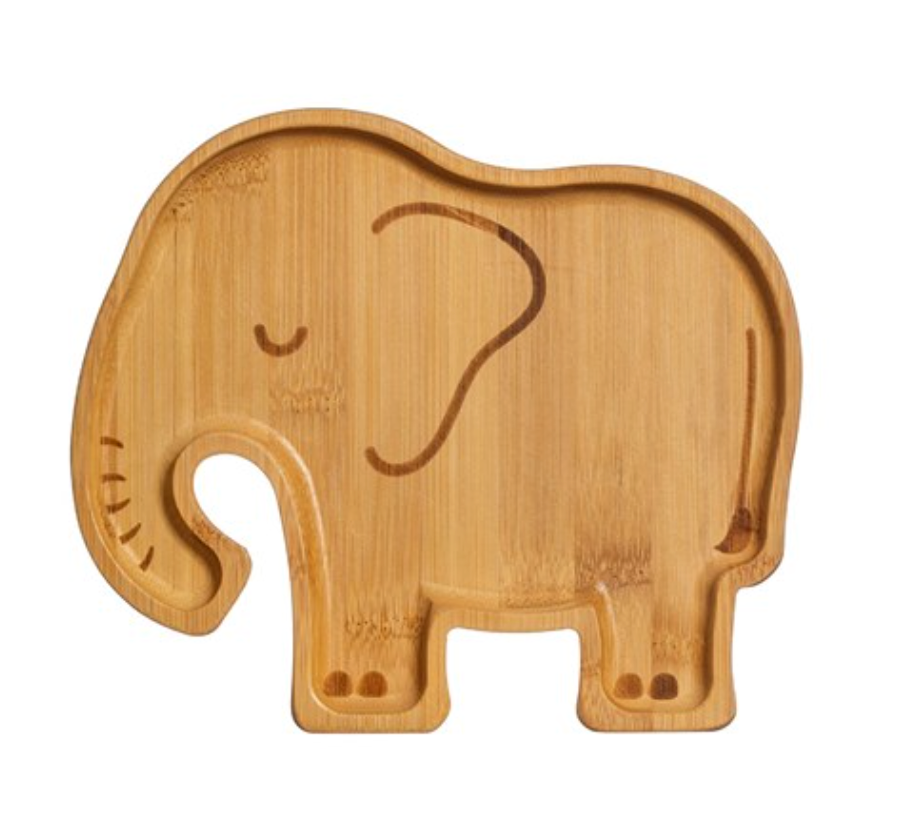 Bamboo Elephant Plate