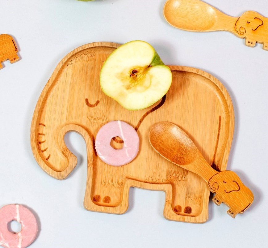 Bamboo Elephant Plate